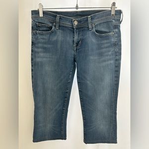 Y2K Citizens of Humanity Ingrid Low Waist Flare Capri Jeans